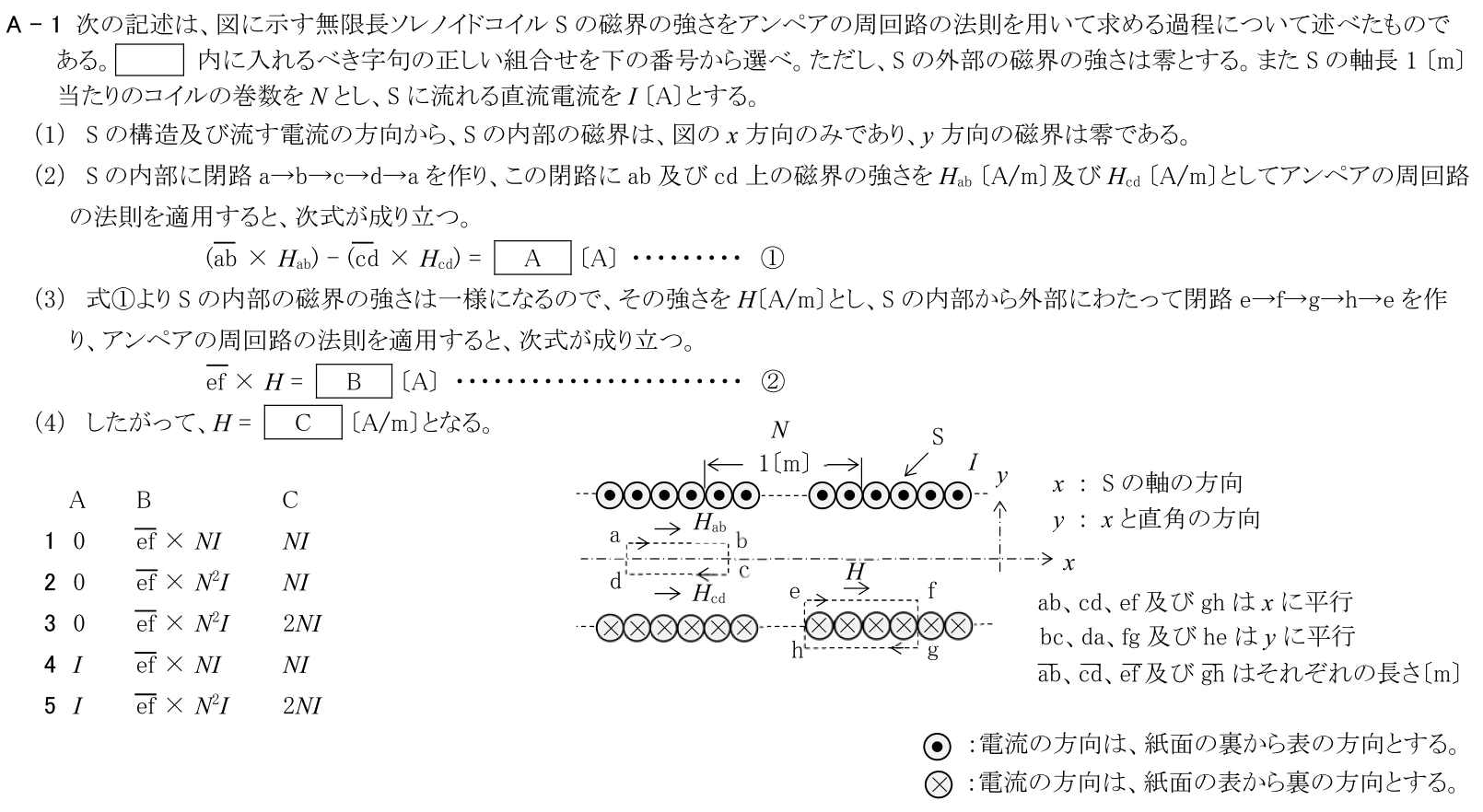 一陸技基礎令和5年01月期第2回A01